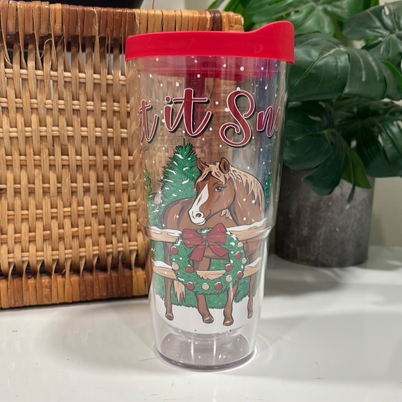 Tervis Simply Southern Christmas Horse Let It Snow 24 oz Tumbler with lid - Picture 3 of 5